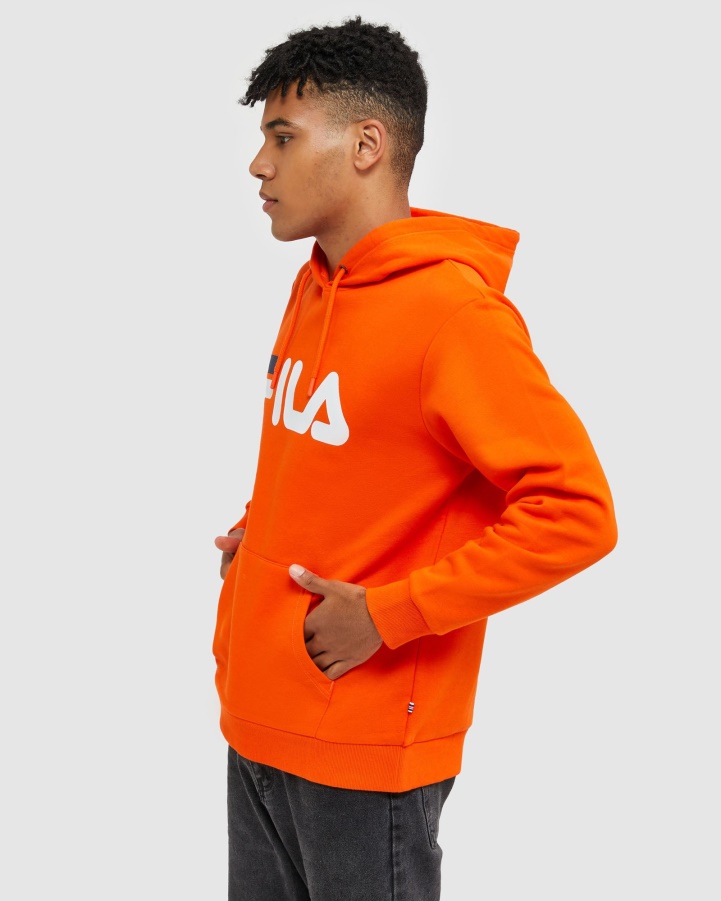 Classic Unisex Hood Fila Red Orange