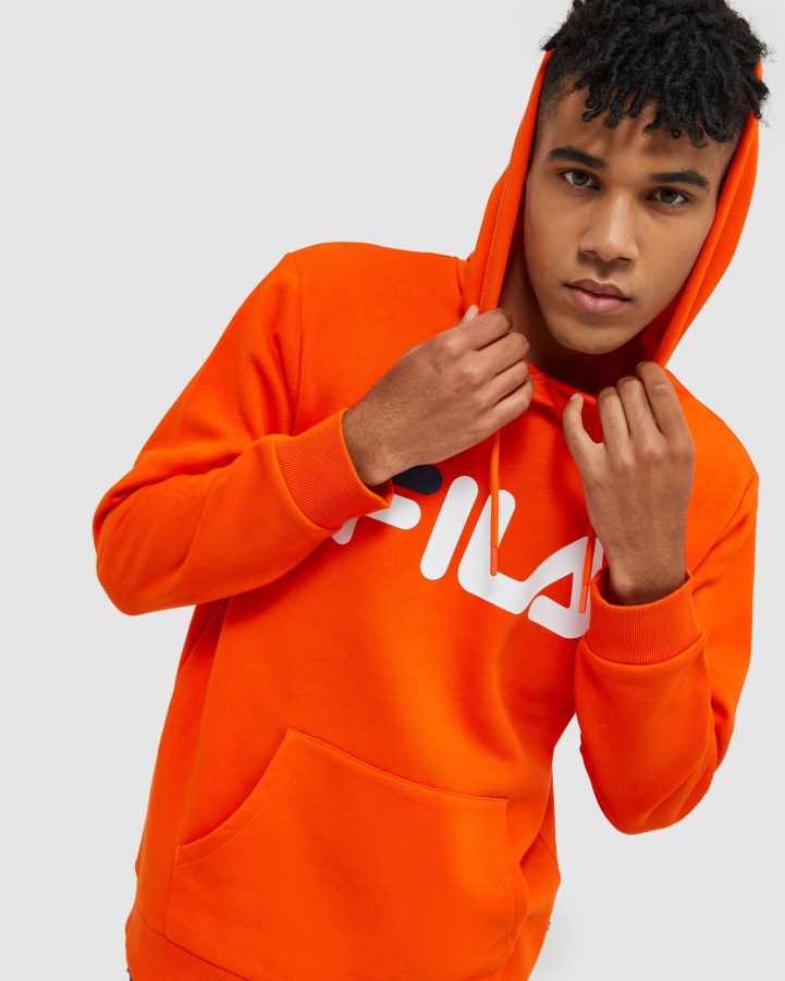 Classic Unisex Hood Fila Red Orange
