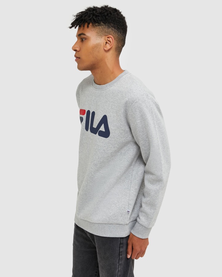 Classic Unisex Crew Silver Marle Fila
