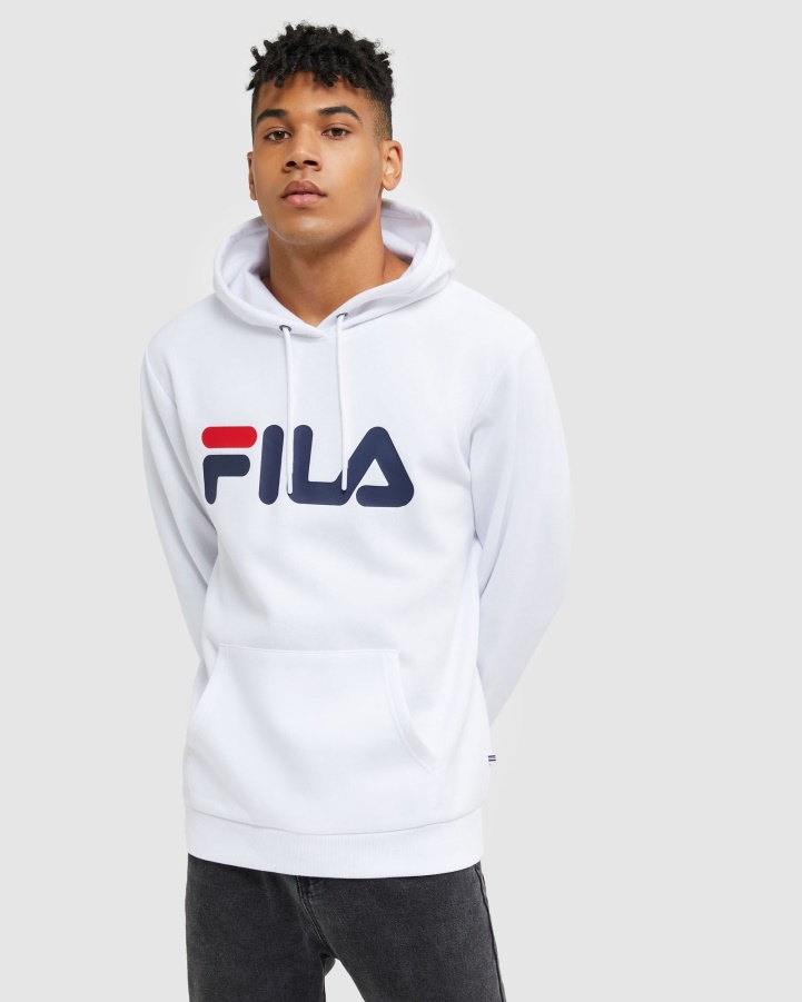 White Classic Unisex Hood Fila