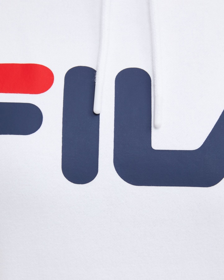 White Classic Unisex Hood Fila
