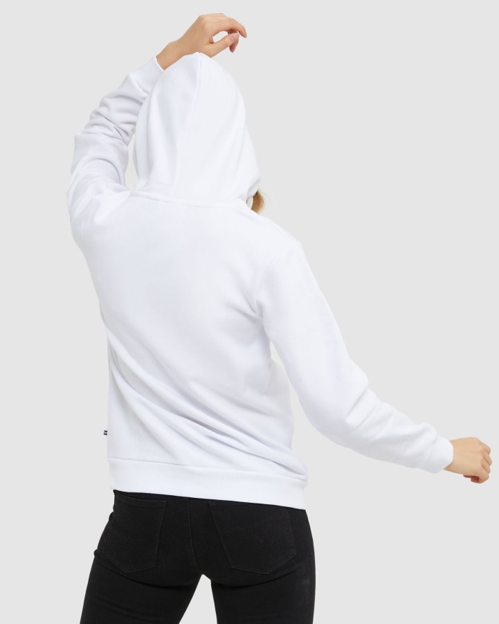 White Classic Unisex Hood Fila