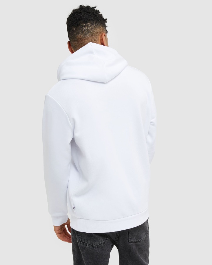 White Classic Unisex Hood Fila