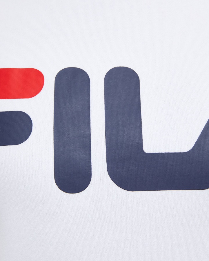Fila White Classic Unisex Crew