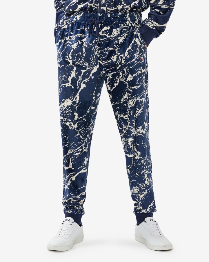 Unisex Aspen Pants Fila Navy Marble