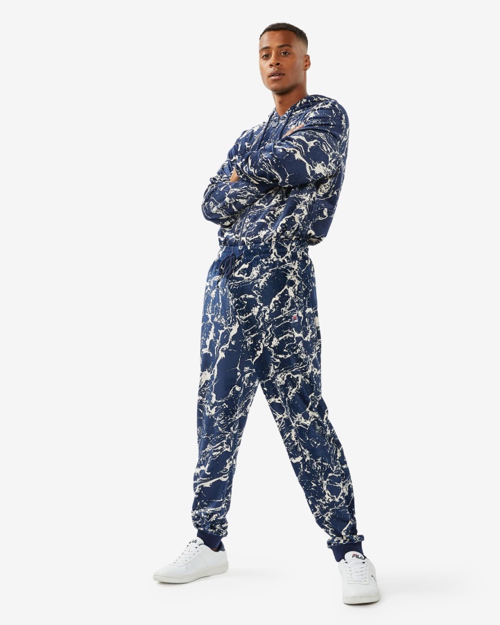 Unisex Aspen Pants Fila Navy Marble