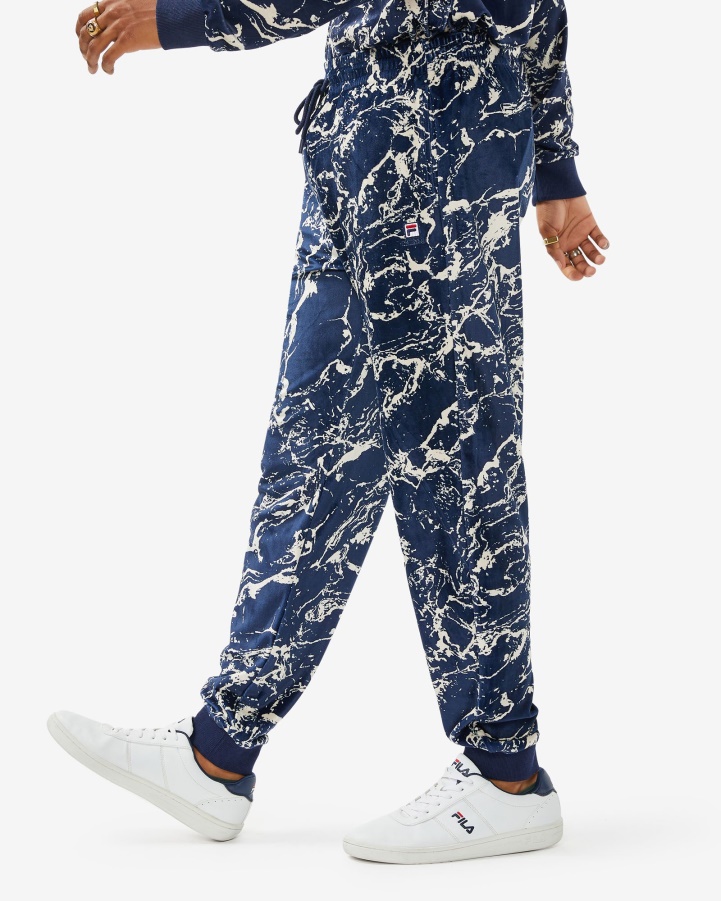 Unisex Aspen Pants Fila Navy Marble