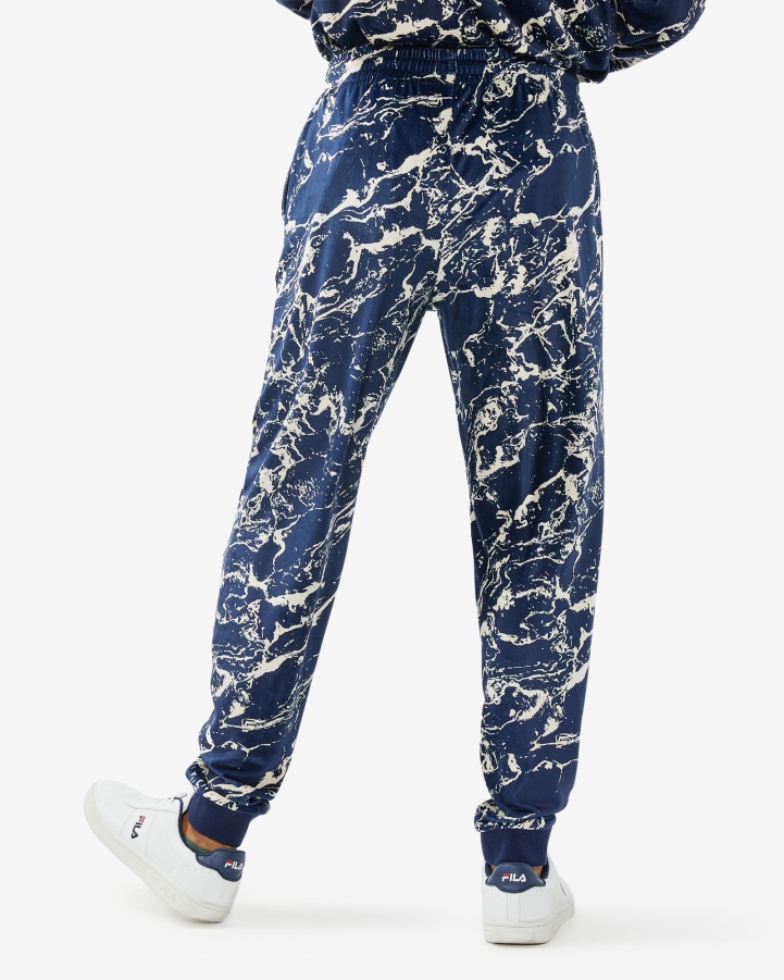 Unisex Aspen Pants Fila Navy Marble