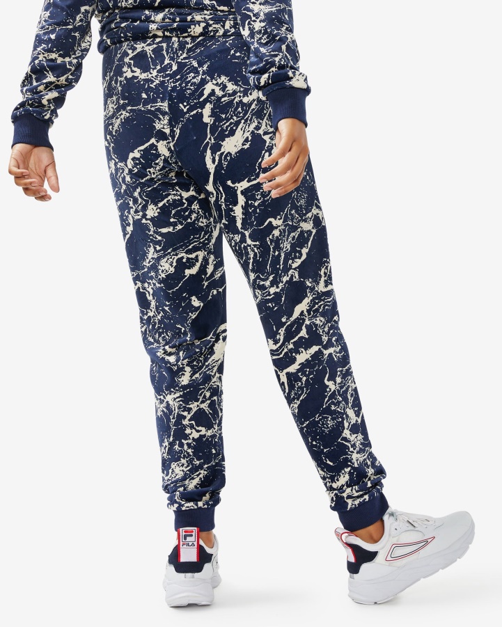 Unisex Aspen Pants Fila Navy Marble