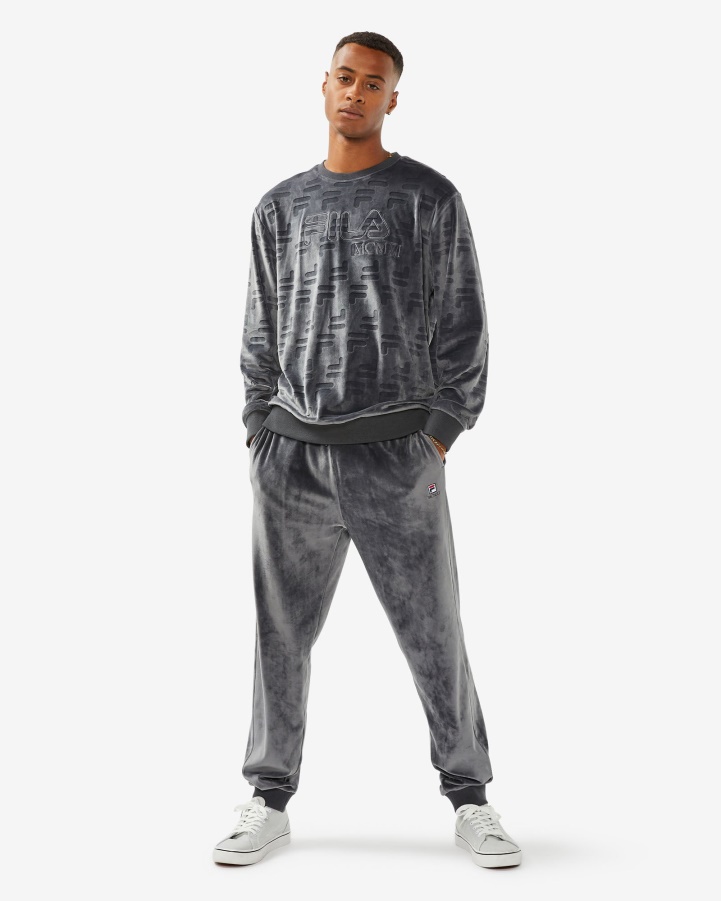 Black Oyster Fila Unisex Aspen Crew