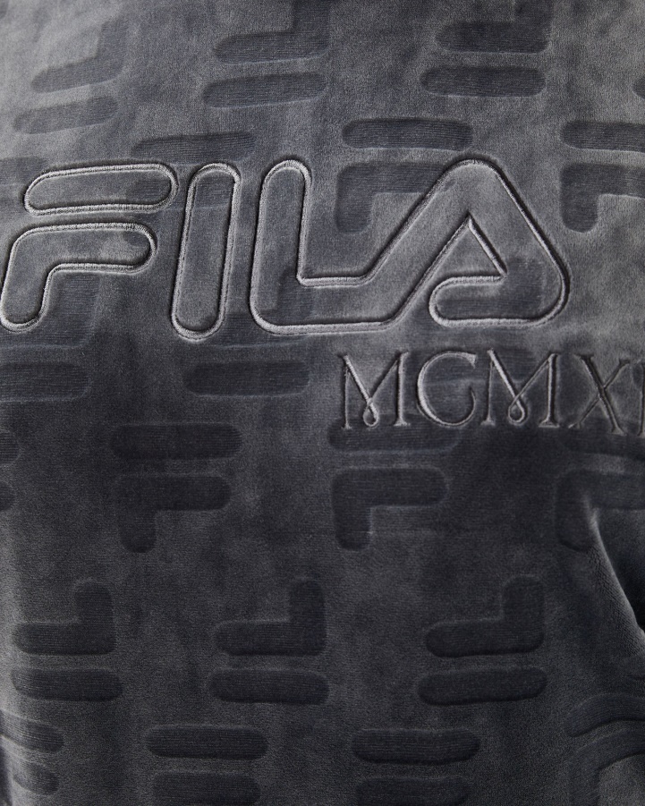 Black Oyster Fila Unisex Aspen Crew