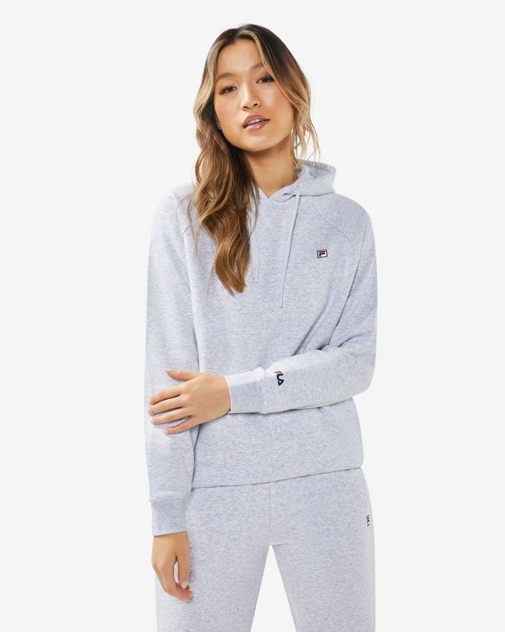 Unisex Badge 3.0 Hood Fila Light Grey Marle