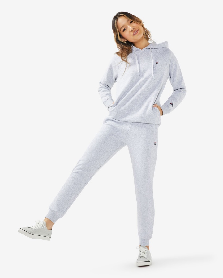 Unisex Badge 3.0 Hood Fila Light Grey Marle