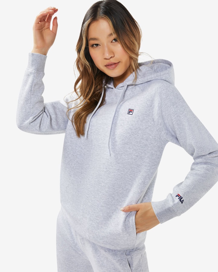 Unisex Badge 3.0 Hood Fila Light Grey Marle