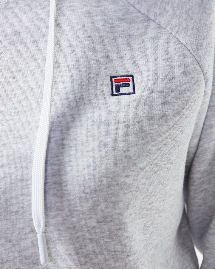 Unisex Badge 3.0 Hood Fila Light Grey Marle
