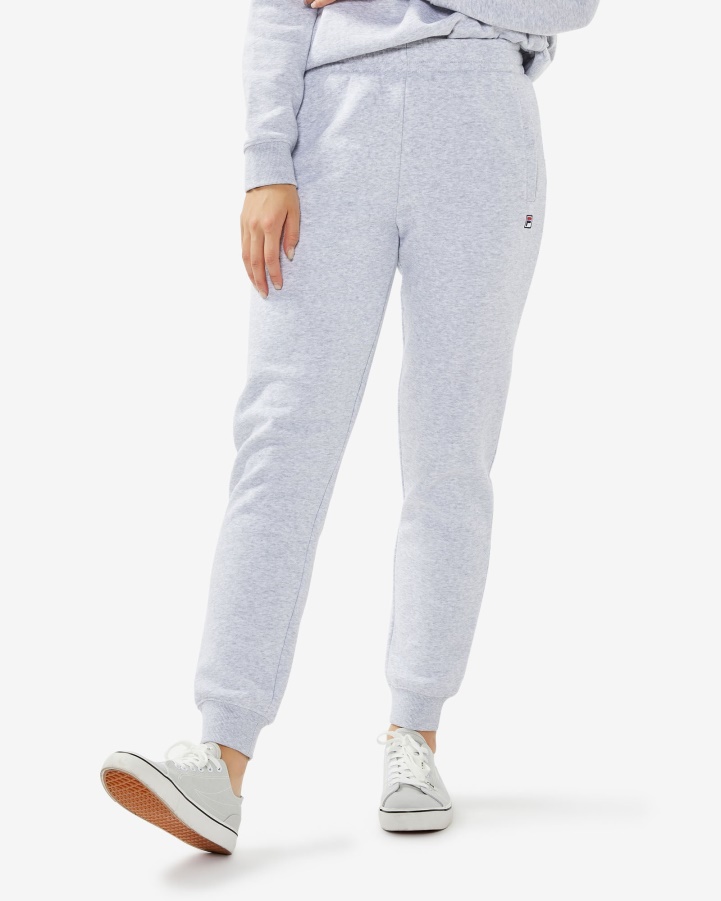 Fila Light Grey Marle Unisex Badge 3.0 Pants