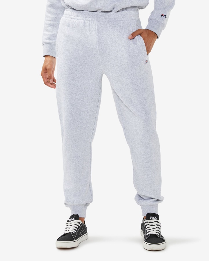 Fila Light Grey Marle Unisex Badge 3.0 Pants
