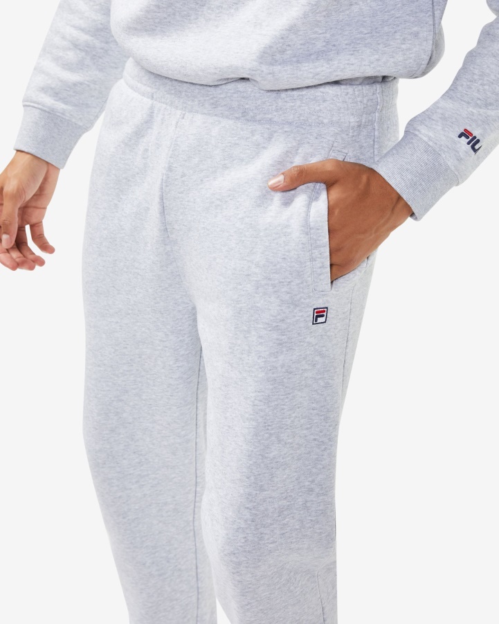 Fila Light Grey Marle Unisex Badge 3.0 Pants