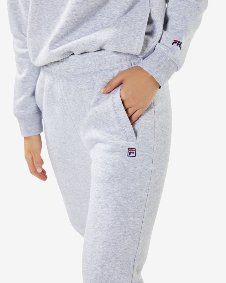 Fila Light Grey Marle Unisex Badge 3.0 Pants