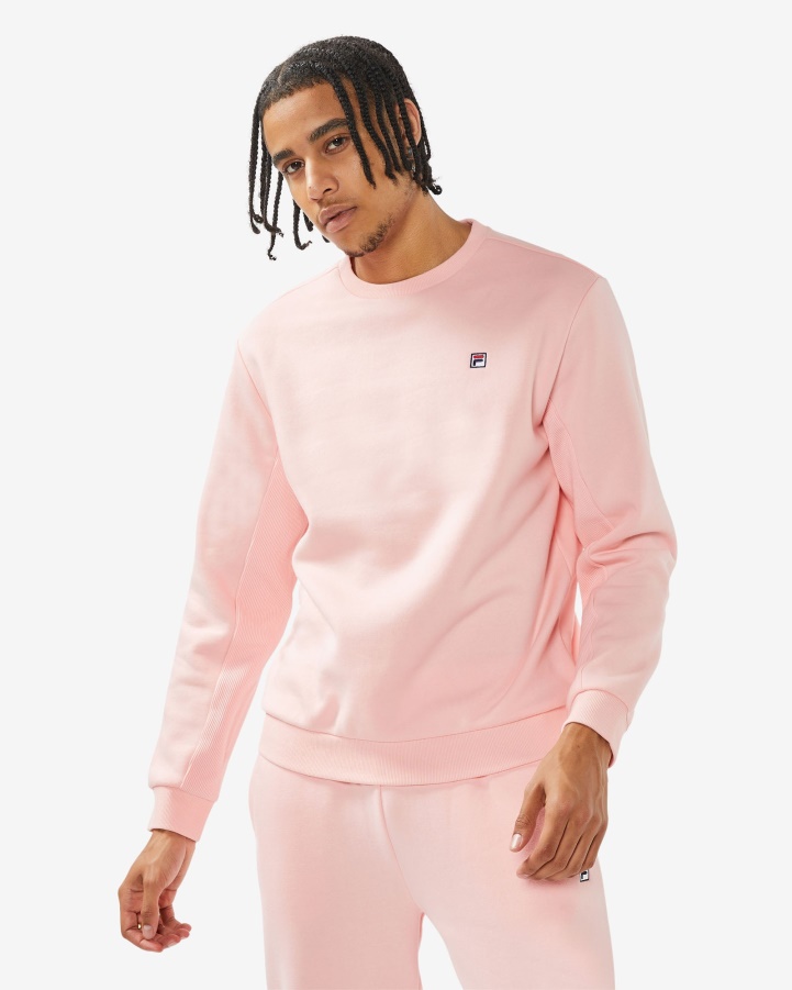 Pale Rose Unisex Badge 2.0 Crew Fila