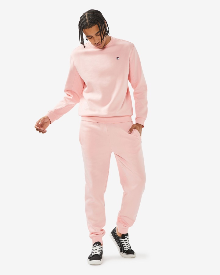 Pale Rose Unisex Badge 2.0 Crew Fila