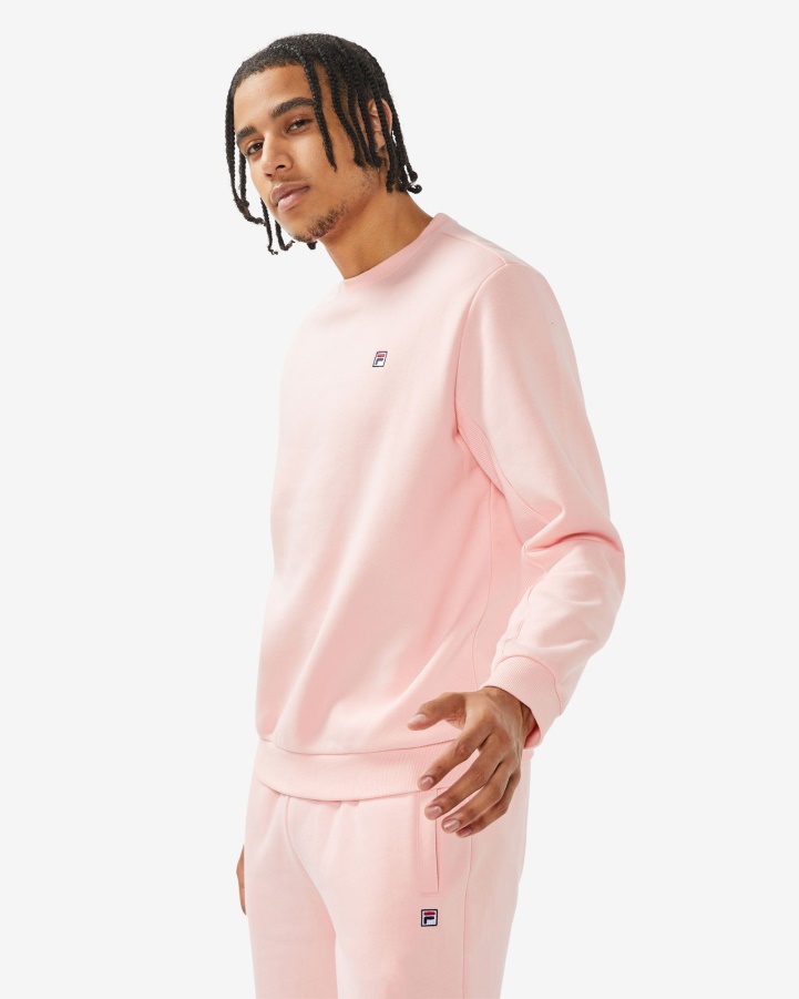 Pale Rose Unisex Badge 2.0 Crew Fila