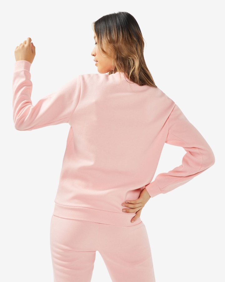 Pale Rose Unisex Badge 2.0 Crew Fila