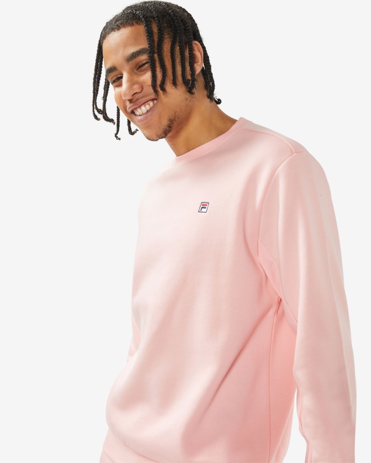 Pale Rose Unisex Badge 2.0 Crew Fila