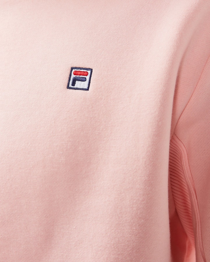 Pale Rose Unisex Badge 2.0 Crew Fila