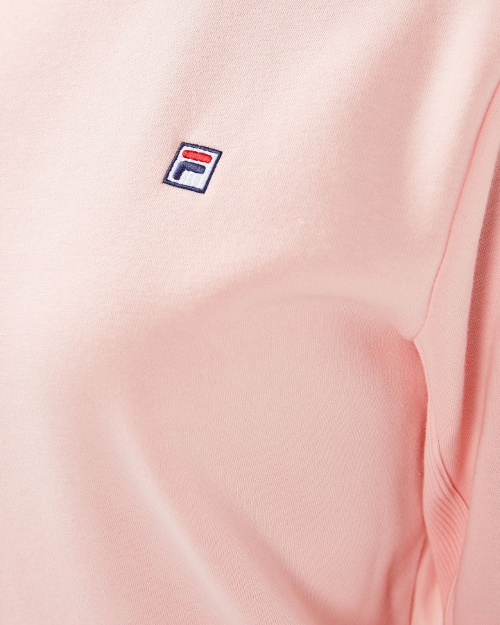 Pale Rose Unisex Badge 2.0 Crew Fila