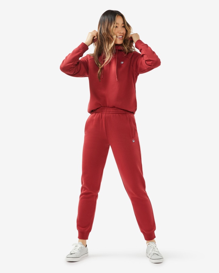 Fila Pink/Red Unisex Badge 3.0 Pants