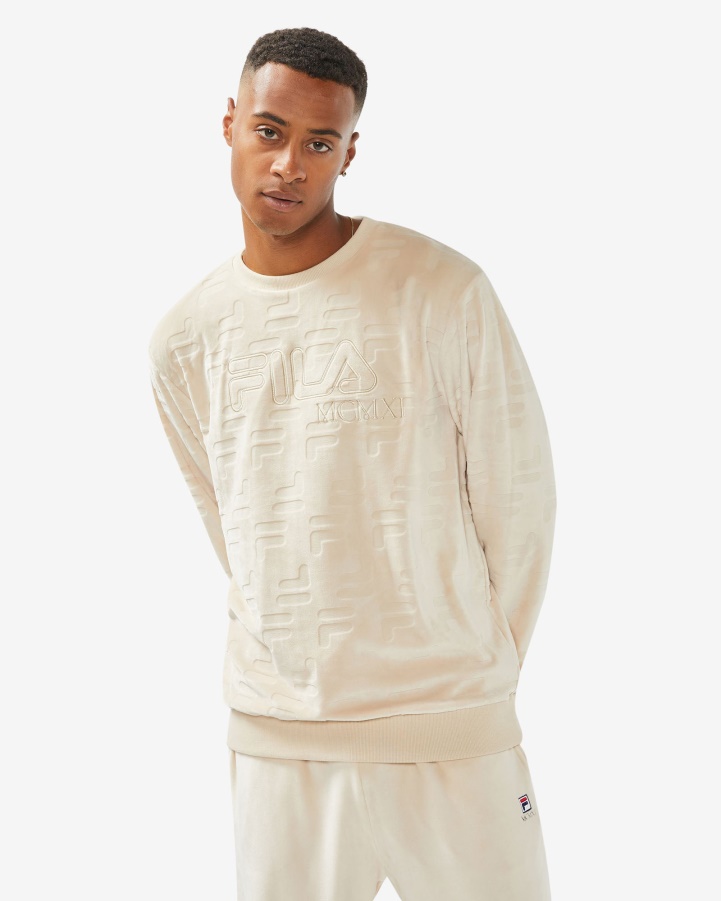 Fila Unisex Aspen Crew Cosmic Almond