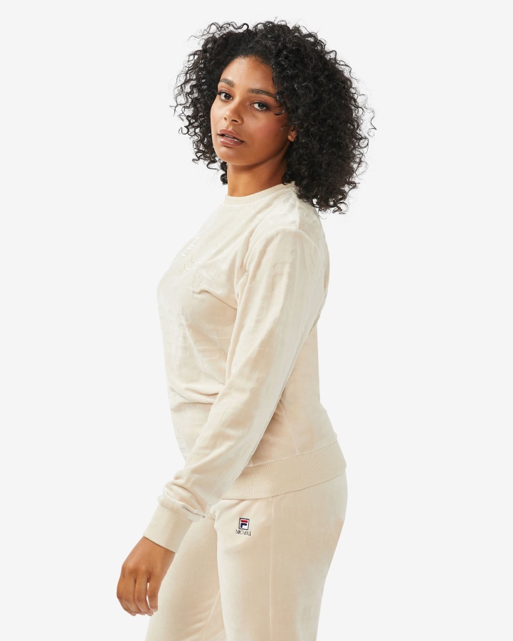 Fila Unisex Aspen Crew Cosmic Almond