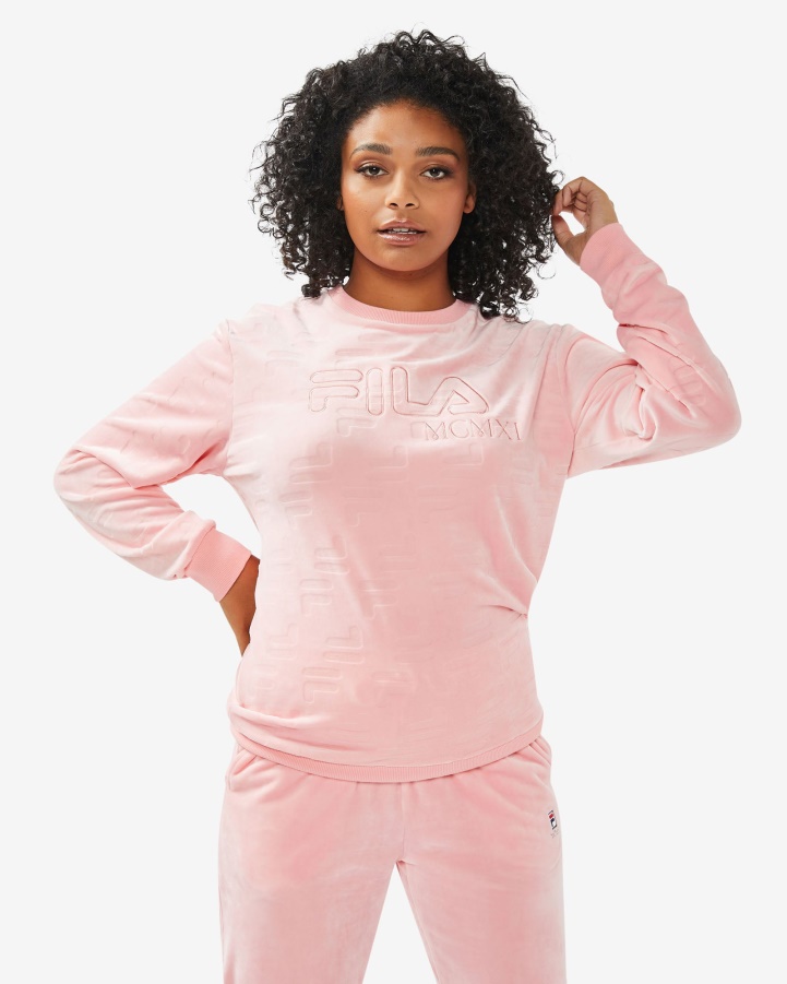 Unisex Aspen Crew Fila Pale Rose