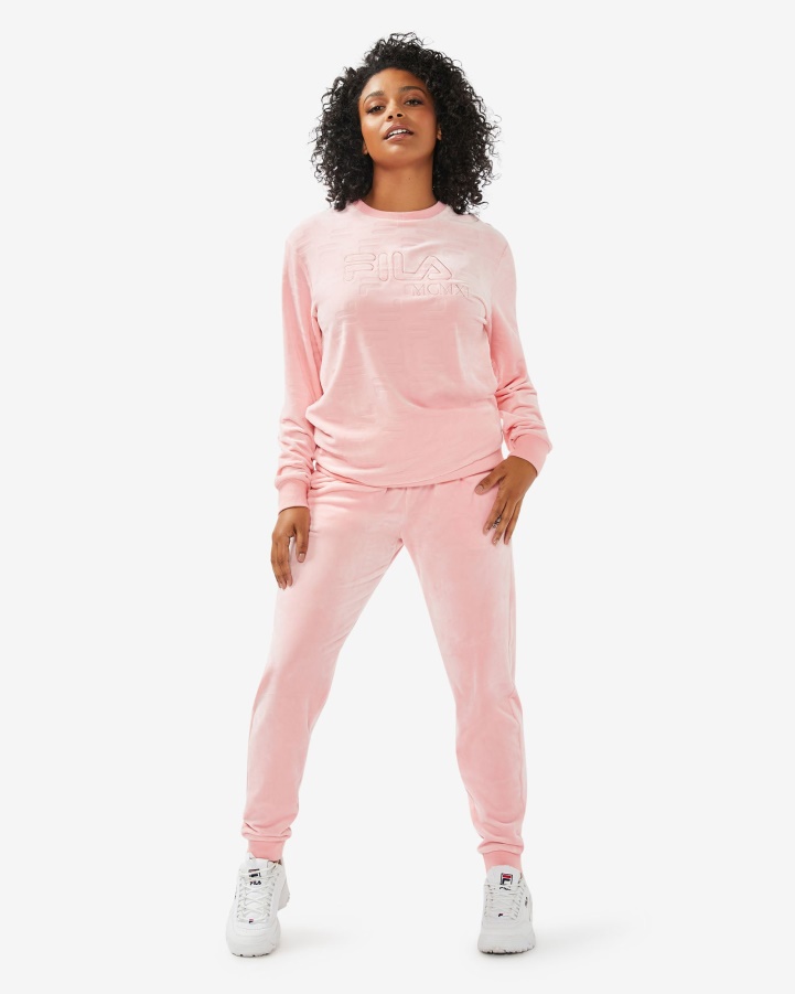 Unisex Aspen Crew Fila Pale Rose