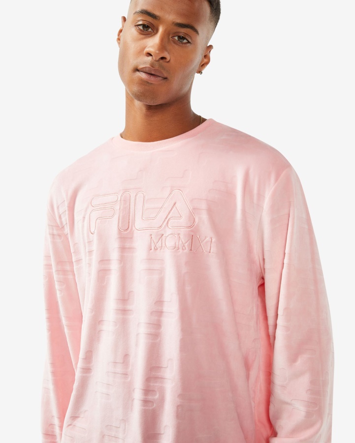 Unisex Aspen Crew Fila Pale Rose