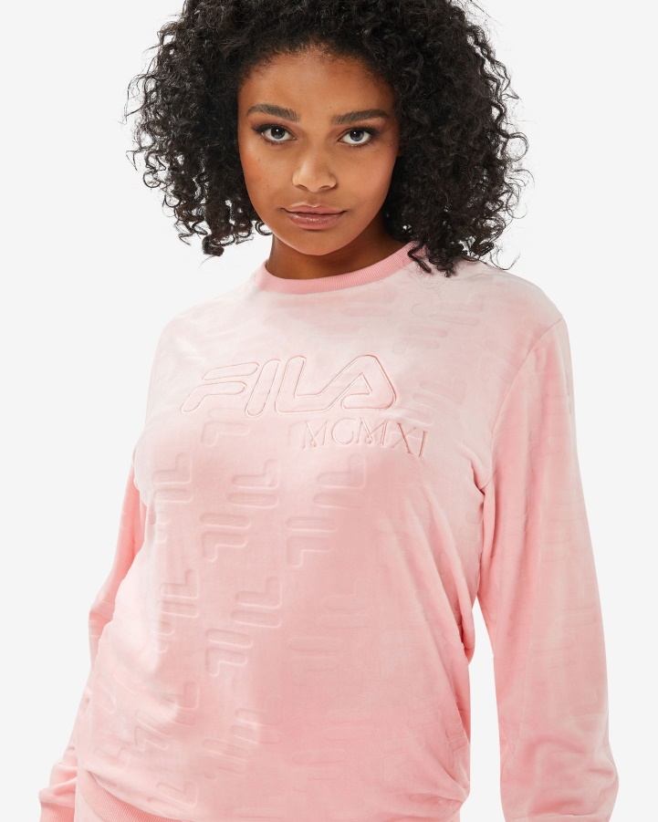 Unisex Aspen Crew Fila Pale Rose