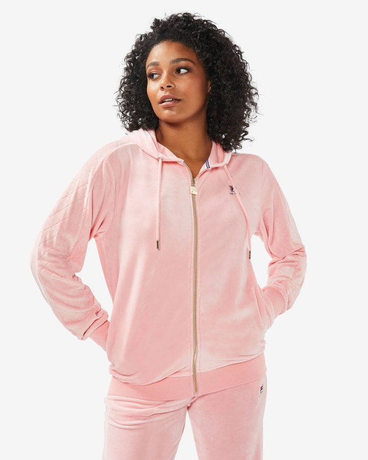 Pale Rose Fila Unisex Aspen Jacket