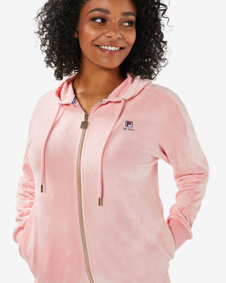 Pale Rose Fila Unisex Aspen Jacket