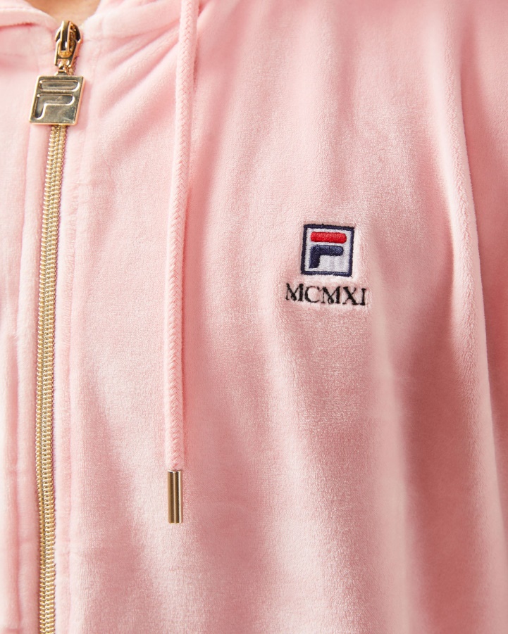 Pale Rose Fila Unisex Aspen Jacket