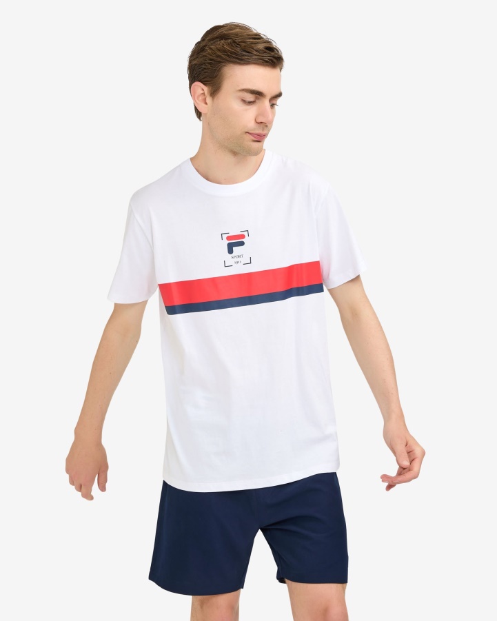 Roger Tee Fila White