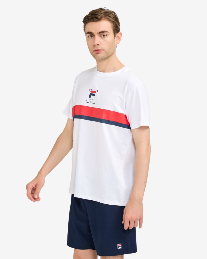 Roger Tee Fila White