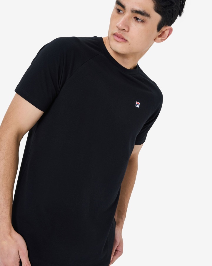 Black Fila Men's Hannes Tee