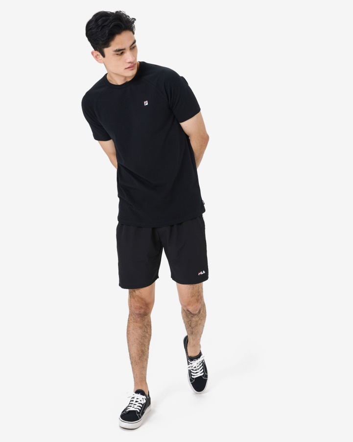 Black Fila Men's Hannes Tee