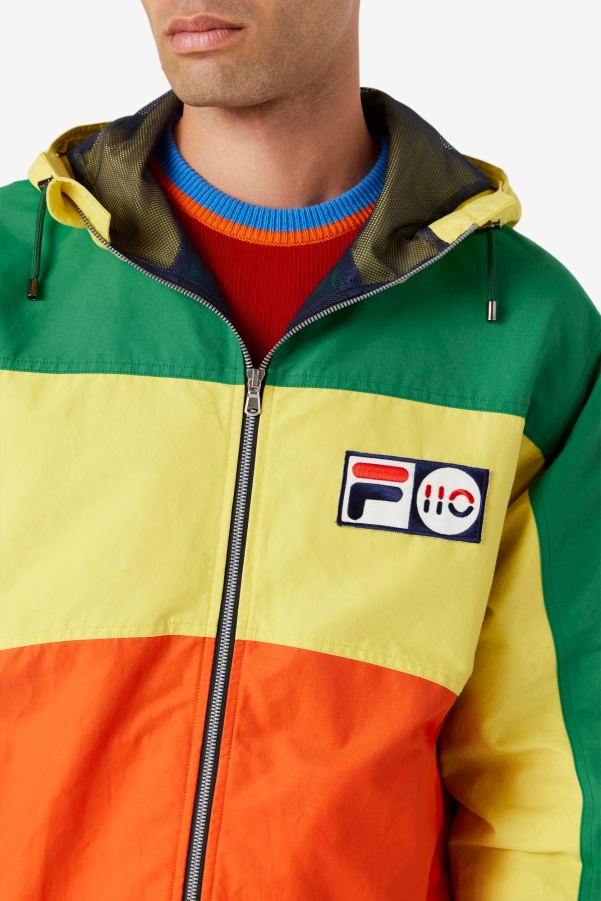 Fila Green/Yell/Orange Ski Jacket