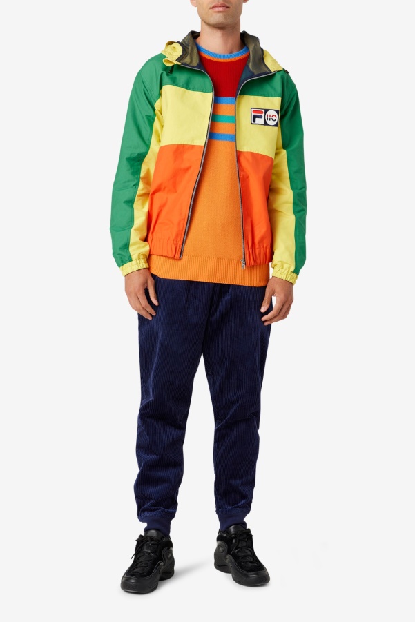 Oran/Red/Green/Blue Cashmere Sweater Fila