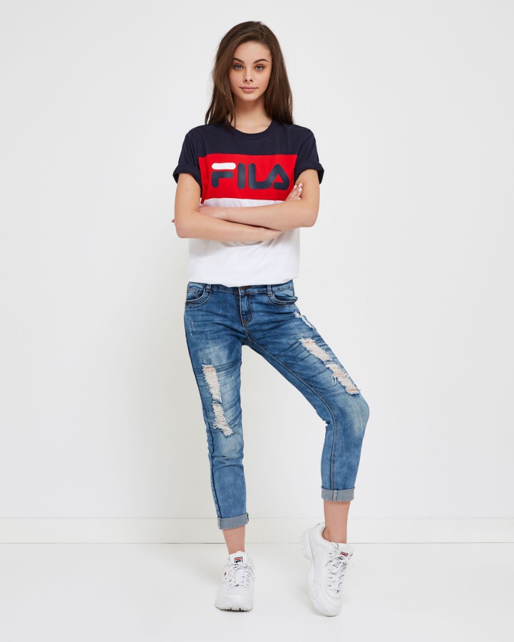 Fila Unisex Genoa Tee White