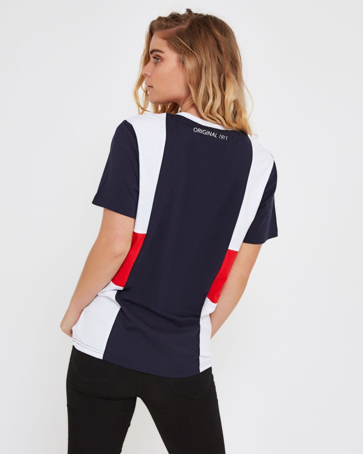 Unisex Trieste Tee Fila New Navy