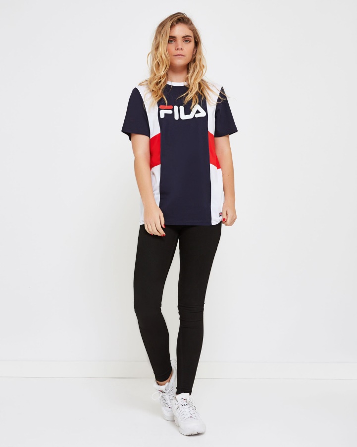 Unisex Trieste Tee Fila New Navy