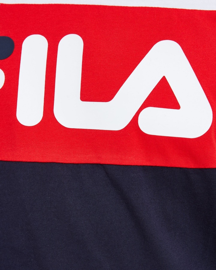 New Navy Fila Unisex Genoa Tee